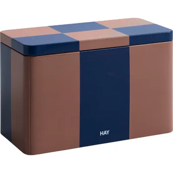 Úložný box Hay, Úložný box Tin M, hnědo-granátový - Formadore