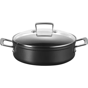 Nádobí Le Creuset, Hrnec Sauteuse Le Creuset nepřilnavý hliník s úchyty 24 cm - Formadore