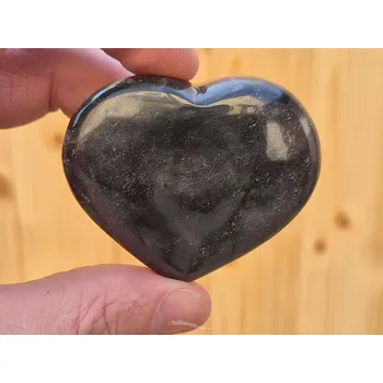 Přírodní kámen Srdce z kamene nefrit 91g (Pákistán)