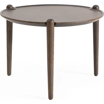 Konferenční stolek Design House Stockholm, Konferenční stolek Aria kulatý, 37 cm, tmavý dub - Formadore