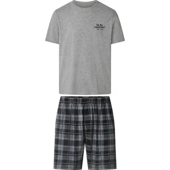Pánské pyžamo esmara Men Pánské pyžamo (šedá/černá, XL (56/58))
