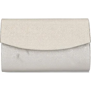 Kabelka Dámská kabelka psaníčko P0244 lesklé zlaté barvy 7300656-34