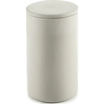 Úložný box Serax, Nádoba koupelnová Cose, kulatá, 12,6 cm, béžová - Formadore