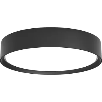 Louis Poulsen, Stropní svítidlo Slim Round Semi Recessed LED 3000K s opálovým difuzorem ovládání osvětlení Dali 25 cm černá - Formadore