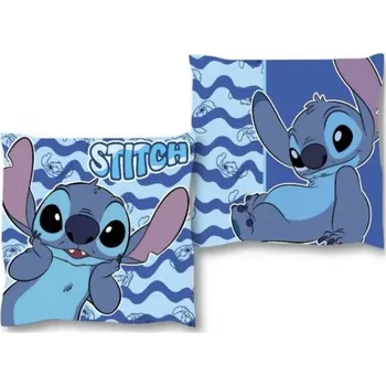 Dekorativní polštářek MLC • Oboustranný polštář Stitch - motiv Waves - 38 x 38 cm