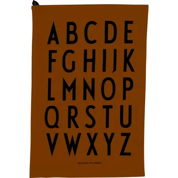 Design Letters, Kuchyňské utěrky AJ hnědé 2 ks - Formadore