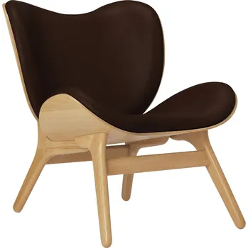 Obývací pokoj Umage, Křeslo Conversation Piece Hope kožené na dubových nožkách hnědé - Formadore