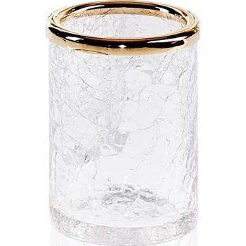 Decor Walther, Pohár na zubní kartáčky Crack zlatý - Formadore