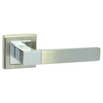 Dveřní kování DOMINO Dveřní rozetové kování REAL-QR M6/M9 chrom/nikl, KW-QR PZ, rozeta FAB zámek