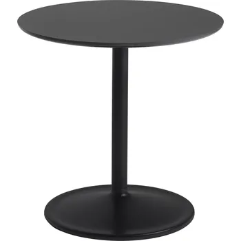 Konferenční stolek Muuto, Odkládací stolek Soft laminovaný 48 x 48 cm černý - Formadore
