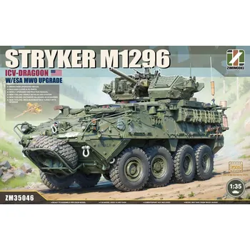 Plastikový model Zimi Model 1/35 Stryker M1296 ICV-Dragoon with ESA MWO Upgrade