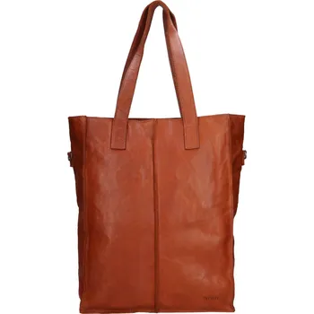 Kabelka Kožená dámská kabelka Mustang Elen - koňak