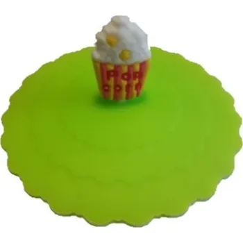 Silikonový kryt s popcornem Croci zelený