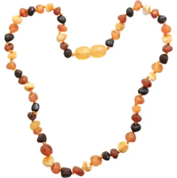 Dětské navlékací korálky Baltský jantar Jantarové korálky kulaté multicolor pro děti