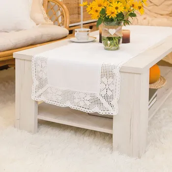 Ubrus - běhoun na stůl RACHELA s krajkou 40x160 cm Mybesthome