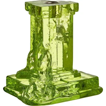 Svícen Kosta Boda, Svícen na klasickou svíčku Rocky Baroque 15 cm zelený - Formadore