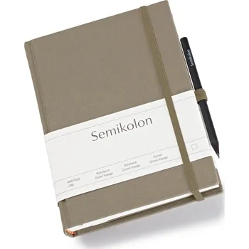 Diář Semikolon, Cestovní zápisník Uni Grand Voyage, hnědošedý - Formadore