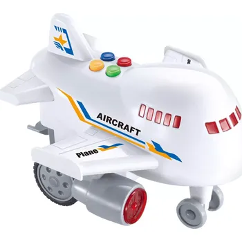 Dětské zboží Letadlo na setrvačník s efekty 14 cm