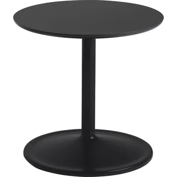 Konferenční stolek Muuto, Odkládací stolek Soft laminovaný 41 x 40 cm černý - Formadore