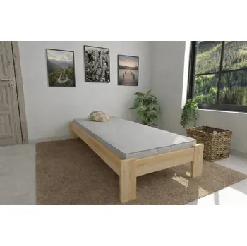 Postel Postel z masivu Adam 80x200 cm + rošt ZDARMA