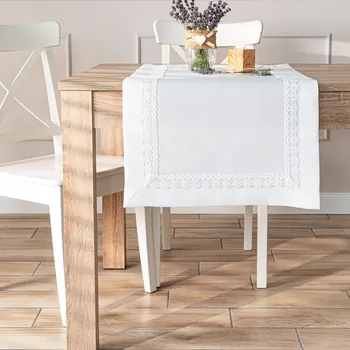Ubrus - běhoun na stůl MODENA s krajkou 38x160 cm Mybesthome