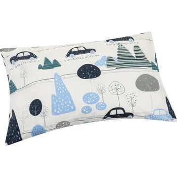 Povlečení Bomimi Povlečení 120x90 cm (peřinka + polštářek) Autíčka modrá
