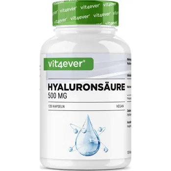 Speciální výživa Vit4ever Kyselina hyaluronová, 500 mg ks: 120 kapslí silná dávka kyseliny hyaluronové pro pleť a klouby