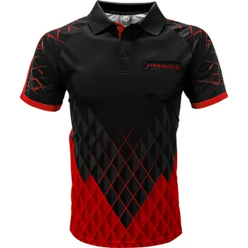 Pánská košile Harrows Košile Paragon - Black & Red - XL