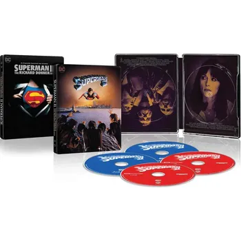 Superman II: Verze Richarda Donnera - 4K (bez CZ) + BD (s CZ) Steelbook