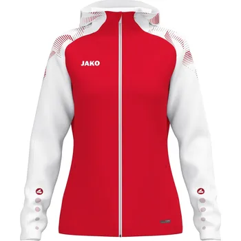 Dámská mikina JAKO Dámská bunda s kapucí Sonic červená