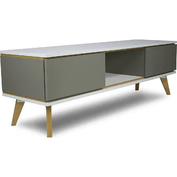 Televizní stolek TV stolek Jorgen - šedá