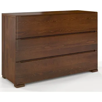 Komoda Komoda z masivu borovice Sparta 3S Odstín moření: Ořech