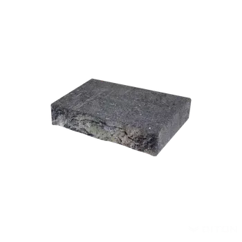 plotová tvarovka DITON Tvárnice svahová MURANO černo-bílá 7 / 25 - koncový 3/4 kámen černo-bílá