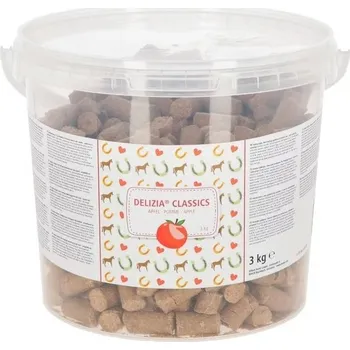 Krmivo pro koně Pamlsek pro koně DELIZIA - 3 kg Příchuť: jablko