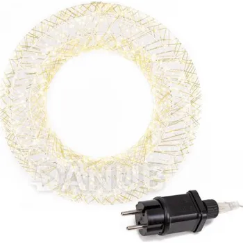 Vánoční světelná dekorace Springos 9858 světelný kruh 720 LED teplá bílá