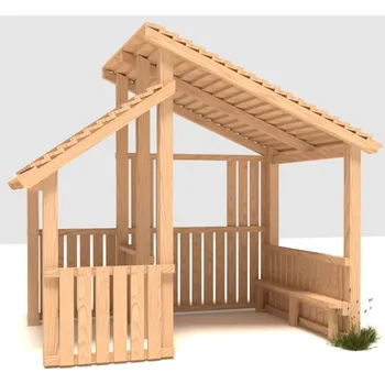 Dětské hřiště Playground System HERNÍ PRVEK - Domek (altán) z akátu Sep