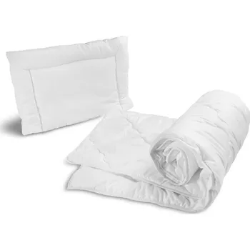 Povlečení Sensillo Ložní 2D set do postýlky výplně 120x90 + 60x40 cm bílé