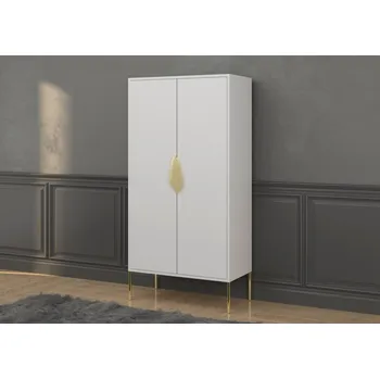 Komoda Vysoká bílá komoda Merlin