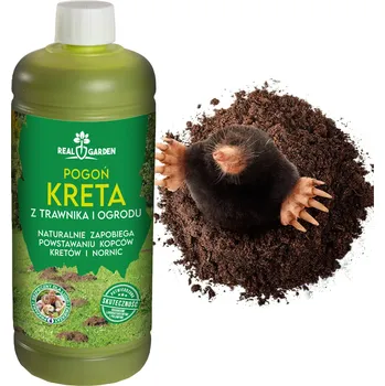 Odpuzovač zvířat Real Garden Ekological odpuzovač krtků a hlodavců 1 l