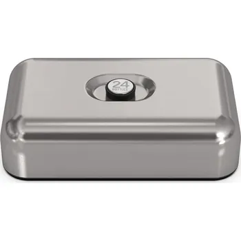 Úložný box 24Bottles, Obědová krabička 24Bottles Basic stříbrná - Formadore