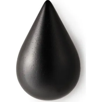 Věšák Normann Copenhagen, Nástěnné háčky Dropit velké černé 2 ks - Formadore