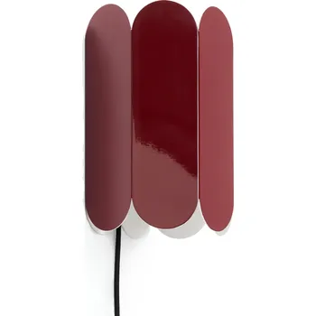 Nástěnné svítidlo Hay, Nástěnné svítidlo Arcs Switch tmavě červené - Formadore