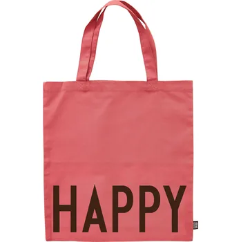 Úložný box Design Letters, Nákupní taška Favourite Happy terakota - Formadore