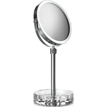 Decor Walther, Kosmetické zrcátko Kristall s průhledným podstavcem chromové - Formadore