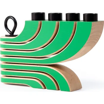 Svícen Design House Stockholm, Víceramenný svícen Nordic, zelený - Formadore