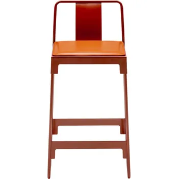 Barová židle Driade, Barová židle s opěradlem Mingx 65 cm oranžová - Formadore