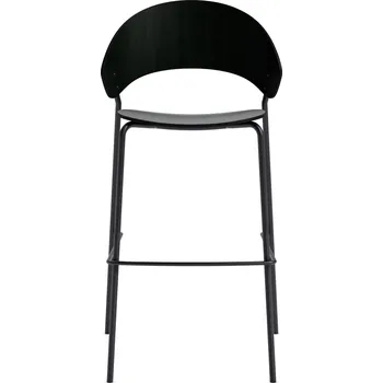 Barová židle Please Wait To Be Seated, Barová stolička Dosina, 65 cm, černá - Formadore