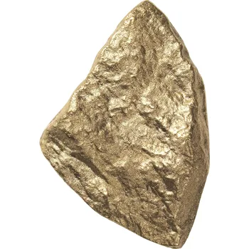 Věšák Ferm Living, Háček na zeď Comber Rock velký zlatý - Formadore