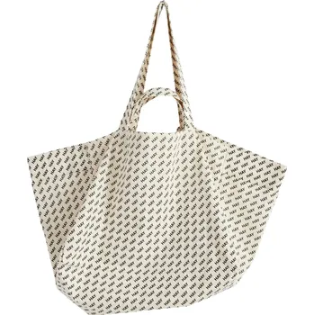 Kabelka Hay, Taška Logo Weekend Bag béžovo-černá - Formadore