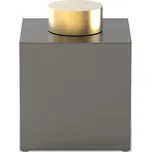 Decor Walther, Koupelnová dóza Century s víkem 17 cm tmavý kov matně zlatá - Formadore